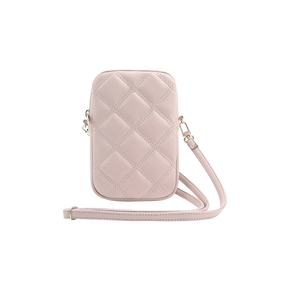 Torebka Guess GUWBZPSQSSGP Zip Quilted 4G różowy/pink