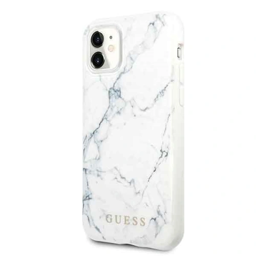 Kup Guess Apple Tasche GUHCN61PCUMAWH iPhone 11 weiß/weiß Marmor - GUE231WHT - {ean13} - Sklep Home Screen