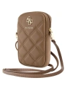 Torebka Guess GUWBZPSQSSGW Zip Quilted 4G brązowy/brown