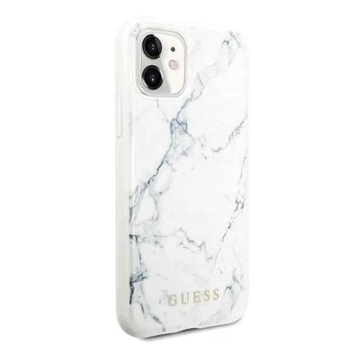 Kup Guess Apple Tasche GUHCN61PCUMAWH iPhone 11 weiß/weiß Marmor - GUE231WHT - {ean13} - Sklep Home Screen