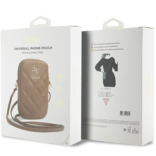 Kup Torebka Guess GUWBZPSQSSGW Zip Quilted 4G hnědá/brown - GUE3399 - {ean13} - Sklep Home Screen
