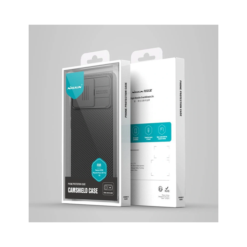 Etui Nillkin Camshield Case Xiaomi Redmi Note K70E / Poco X6 Pro 5G Blue / Niebieski