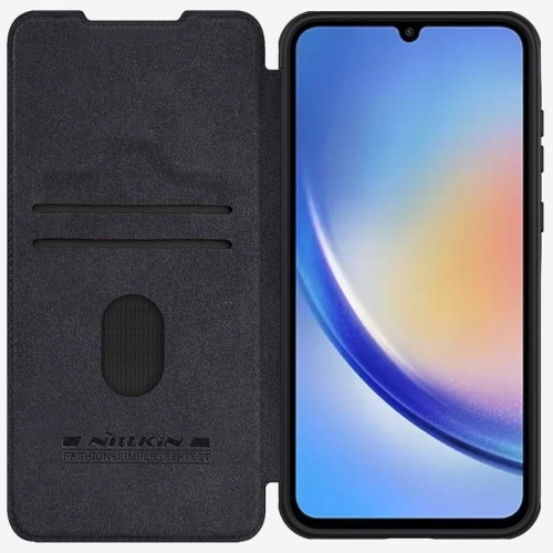 Kup Etui Nillkin Qin Pro Leather Case Samsung Galaxy A55 5G Negru / Black - NLK1557 - {ean13} - Sklep Home Screen
