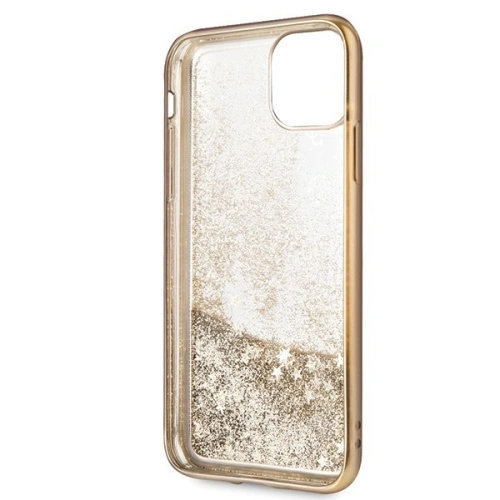 Kup Etui Guess GUHCN61PEOLGGO Apple iPhone 11 aurie/gold hard case 4G Peony Liquid Glitter - GUE232GLD - {ean13} - Sklep Home Screen