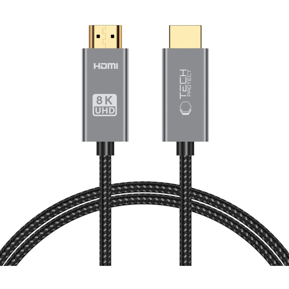 Kabel Tech-Protect Ultraboost HDMI 2.1 4K120Hz / 8K60Hz 100cm Black