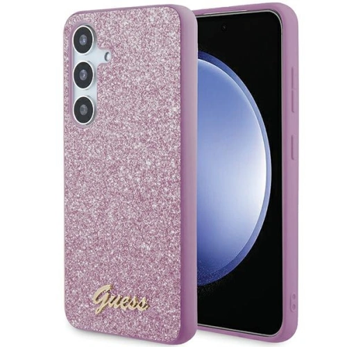 Kup Etui Guess GGUHCS24MHGGSHU Samsung Galaxy S24+ Plus hardcase Glitter Script fioletowy/purple - GUE3400 - {ean13} - Sklep Home Screen