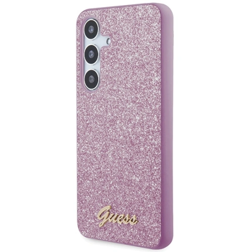 Kup Etui Guess GGUHCS24MHGGSHU Samsung Galaxy S24+ Plus hardcase Glitter Script fioletowy/purple - GUE3400 - {ean13} - Sklep Home Screen