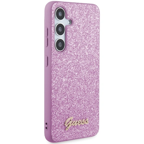 Kup Case Guess GGUHCS24MHGGSHU Samsung Galaxy S24+ Plus Hardcase Glitter Script lila/purple - GUE3400 - {ean13} - Sklep Home Screen
