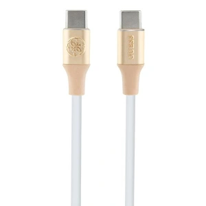 Kabel Guess GUCCLALRGDD USB-C / USB-C 1.5m Încărcare rapidă Logo embosat auriu/aurie