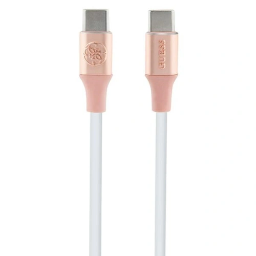 Kup Kabel Guess GUCCLALRGDP USB-C / USB-C 1.5m Fast Charging Ebossed Logo różowy/pink - GUE3402 - {ean13} - Sklep Home Screen