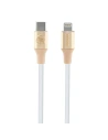 Kábel Guess GUCLLALRGDD USB-C / Lightning 1.5m Gyors Töltés Emblémás Arany/zöld arany