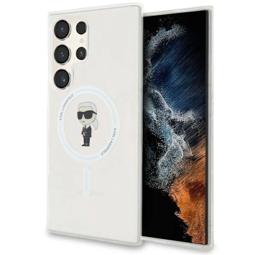 Kup Etui Karl Lagerfeld KLHMS24LHFCKNOT Samsung Galaxy S24 Ultra hardcase IML Ikonik MagSafe průhledné - KLD1948 - {ean13} - Sklep Home Screen
