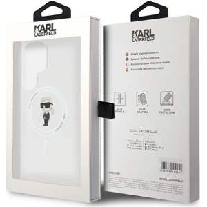 Buy Karl Lagerfeld KLHMS24LHFCKNOT Samsung Galaxy S24 Ultra hardcase IML Ikonik MagSafe transparent - KLD1948 - {ean13} - Home Screen Store Europe
