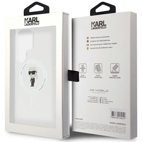 Buy Karl Lagerfeld KLHMS24LHFCKNOT Samsung Galaxy S24 Ultra hardcase IML Ikonik MagSafe transparent - KLD1948 - {ean13} - Home Screen Store Europe