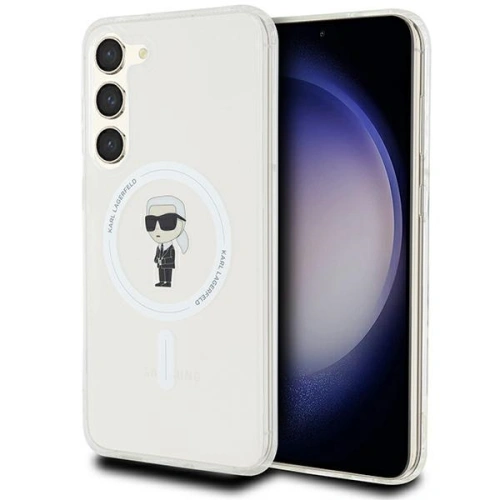 Kup Case Karl Lagerfeld KLHMS24MHFCKNOT Samsung Galaxy S24+ Plus Hardcase IML Ikonik MagSafe transparent - KLD1949 - {ean13} - Sklep Home Screen