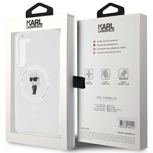 Kup Case Karl Lagerfeld KLHMS24MHFCKNOT Samsung Galaxy S24+ Plus Hardcase IML Ikonik MagSafe transparent - KLD1949 - {ean13} - Sklep Home Screen