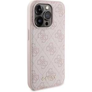 Kup Zestaw Guess GUBPM5P14L4GEMGP Apple iPhone 14 Pro hardcase + Powerbank 5000mAh MagSafe 4G Metal Logo różowy/pink - GUE3409 - {ean13} - Sklep Home Screen