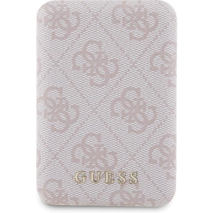 Kup Zestaw Guess GUBPM5P14L4GEMGP Apple iPhone 14 Pro hardcase + Powerbank 5000mAh MagSafe 4G Metal Logo różowy/pink - GUE3409 - {ean13} - Sklep Home Screen