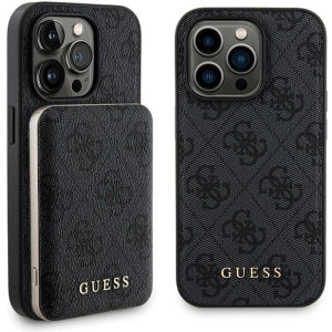 Kup Zestaw Guess GUBPM5P14X4GEMGK Apple iPhone 14 Pro Max hardcase + Powerbank 5000mAh MagSafe 4G Metal Logo czarny/black - GUE3410 - {ean13} - Sklep Home Screen