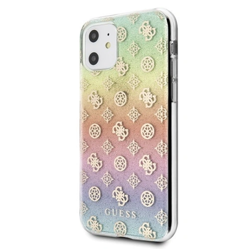 Kup Etui Guess GUHCN61PEOML Apple iPhone 11 multicolor hard case Iridescent 4G Peony - GUE234 - {ean13} - Sklep Home Screen