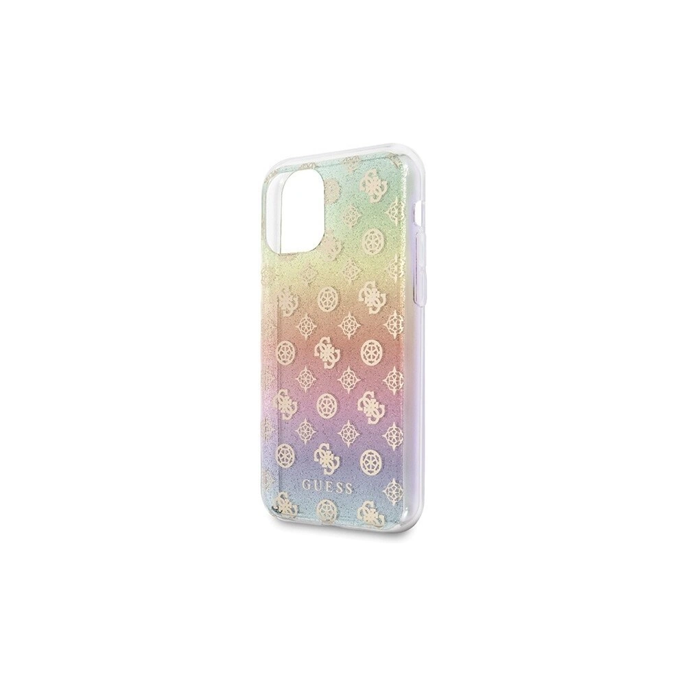 Etui Guess GUHCN61PEOML Apple iPhone 11 multicolor hard case Iridescent 4G Peony