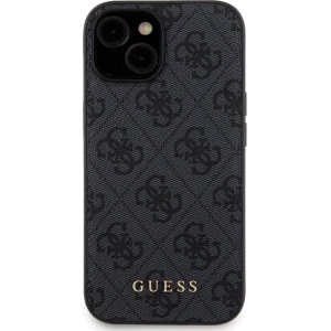 Buy Guess GUBPM5P15S4GEMGK Apple iPhone 15 hardcase + Powerbank 5000mAh MagSafe 4G Metal Logo black - GUE3414 - {ean13} - Home Screen Store Europe