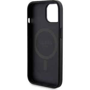 Zestaw Guess GUBPM5P15S4GEMGK Apple iPhone 15 hardcase + Powerbank 5000mAh MagSafe 4G Metal Logo czarny/black