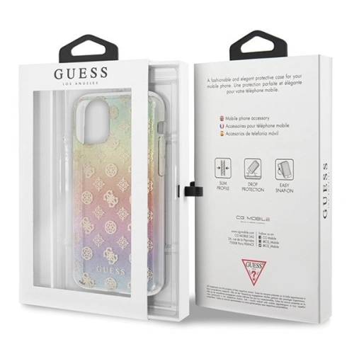 Kup Etui Guess GUHCN61PEOML Apple iPhone 11 multicolor hard case Iridescent 4G Peony - GUE234 - {ean13} - Sklep Home Screen