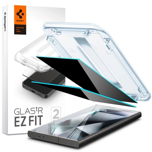 Kup Szkło hartowane Spigen GLAS.tR ez Fit Samsung Galaxy S24 Ultra Privacy [2 PACK] - SPN3395 - {ean13} - Sklep Home Screen