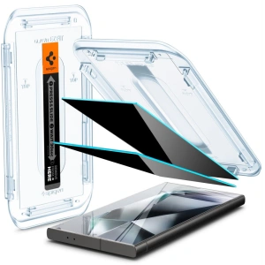 Tvrzené sklo Spigen GLAS.tR ez Fit Samsung Galaxy S24 Ultra Privacy [2 PACK]