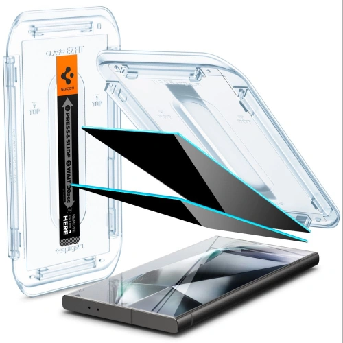 Kup Szkło hartowane Spigen GLAS.tR ez Fit Samsung Galaxy S24 Ultra Privacy [2 PACK] - SPN3395 - {ean13} - Sklep Home Screen