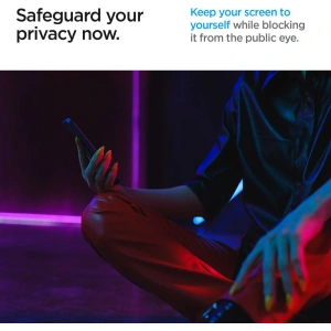 Szkło hartowane Spigen GLAS.tR ez Fit Samsung Galaxy S24 Ultra Privacy [2 PACK]