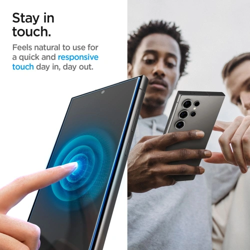 Kup Gehärtetes Glas Spigen GLAS.tR ez Fit Samsung Galaxy S24 Ultra Privacy [2 PACK] - SPN3395 - {ean13} - Sklep Home Screen