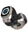 Kup Pasek Spigen DuraPro Armor PU Apple Watch 4/5/6/7/8/9/SE/Ultra 42/44/45/49mm Fekete - SPN3396 - {ean13} - Sklep Home Screen