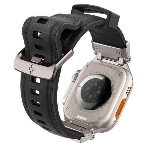Kup Pasek Spigen DuraPro Armor PU Apple Watch 4/5/6/7/8/9/SE/Ultra 42/44/45/49mm Fekete - SPN3396 - {ean13} - Sklep Home Screen