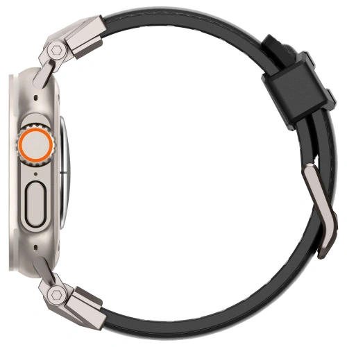 Kup Pasek Spigen DuraPro Armor PU Apple Watch 4/5/6/7/8/9/SE/Ultra 42/44/45/49mm Fekete - SPN3396 - {ean13} - Sklep Home Screen
