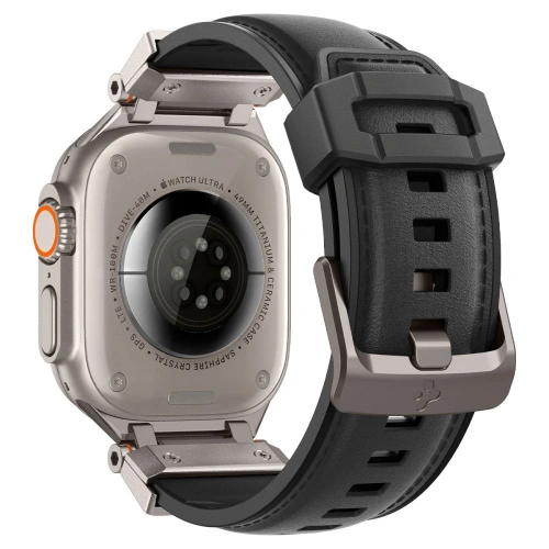 Kup Pasek Spigen DuraPro Armor PU Apple Watch 4/5/6/7/8/9/SE/Ultra 42/44/45/49mm Fekete - SPN3396 - {ean13} - Sklep Home Screen