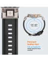 Kup Pasek Spigen DuraPro Armor PU Apple Watch 4/5/6/7/8/9/SE/Ultra 42/44/45/49mm Fekete - SPN3396 - {ean13} - Sklep Home Screen