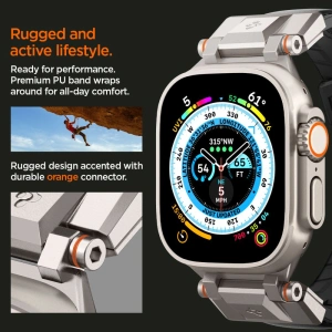 Kup Spigen DuraPro Armor PU Apple Watch 4/5/6/7/8/9/SE/Ultra 42/44/45/49mm Schwarz - SPN3396 - {ean13} - Sklep Home Screen