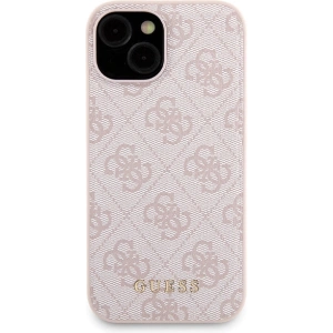 Buy Guess GUBPM5P15S4GEMGP Apple iPhone 15 hardcase + Powerbank 5000mAh MagSafe 4G Metal Logo pink - GUE3415 - {ean13} - Home Screen Store Europe
