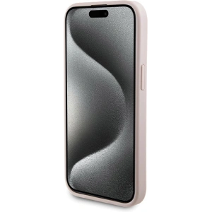 Buy Guess GUBPM5P15S4GEMGP Apple iPhone 15 hardcase + Powerbank 5000mAh MagSafe 4G Metal Logo pink - GUE3415 - {ean13} - Home Screen Store Europe