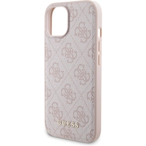Buy Guess GUBPM5P15S4GEMGP Apple iPhone 15 hardcase + Powerbank 5000mAh MagSafe 4G Metal Logo pink - GUE3415 - {ean13} - Home Screen Store Europe