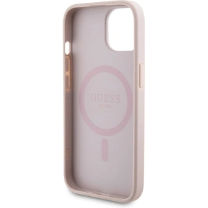 Buy Guess GUBPM5P15S4GEMGP Apple iPhone 15 hardcase + Powerbank 5000mAh MagSafe 4G Metal Logo pink - GUE3415 - {ean13} - Home Screen Store Europe