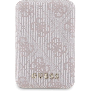 Buy Guess GUBPM5P15S4GEMGP Apple iPhone 15 hardcase + Powerbank 5000mAh MagSafe 4G Metal Logo pink - GUE3415 - {ean13} - Home Screen Store Europe
