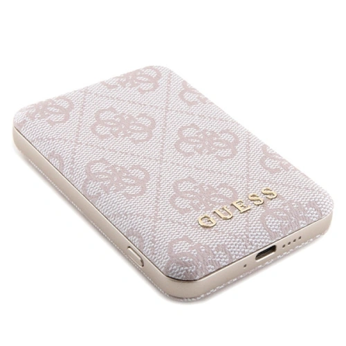 Kup Set Guess GUBPM5P15S4GEMGP Apple iPhone 15 Hardcase + Powerbank 5000mAh MagSafe 4G Metall-Logo rosa/pink - GUE3415 - {ean13} - Sklep Home Screen