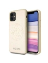 Etui Guess GUHCN61RSSASGO Apple iPhone 11 auriu/hard case Saffiano 4G Circle Logo