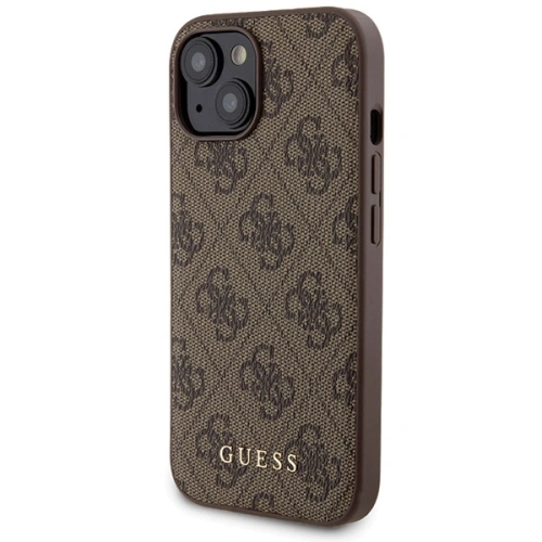 Kup Zestaw Guess GUBPM5P15S4GEMGW Apple iPhone 15 hardcase + Powerbank 5000mAh MagSafe 4G Metal Logo brązowy/brown - GUE3416 - {ean13} - Sklep Home Screen