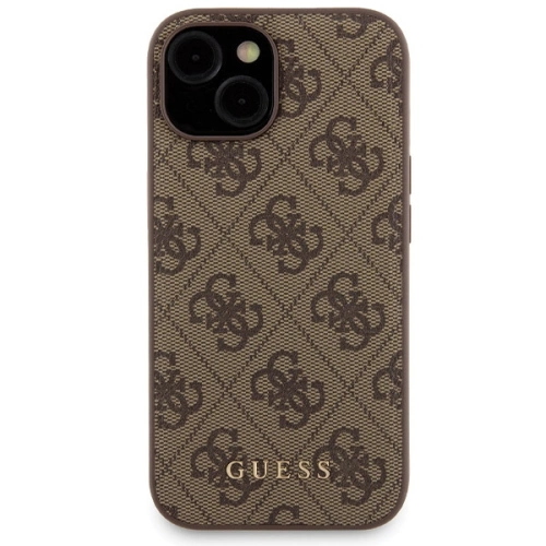 Kup Zestaw Guess GUBPM5P15S4GEMGW Apple iPhone 15 hardcase + Powerbank 5000mAh MagSafe 4G Metal Logo brązowy/brown - GUE3416 - {ean13} - Sklep Home Screen