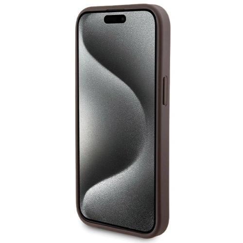 Kup Zestaw Guess GUBPM5P15S4GEMGW Apple iPhone 15 hardcase + Powerbank 5000mAh MagSafe 4G Metal Logo brązowy/brown - GUE3416 - {ean13} - Sklep Home Screen