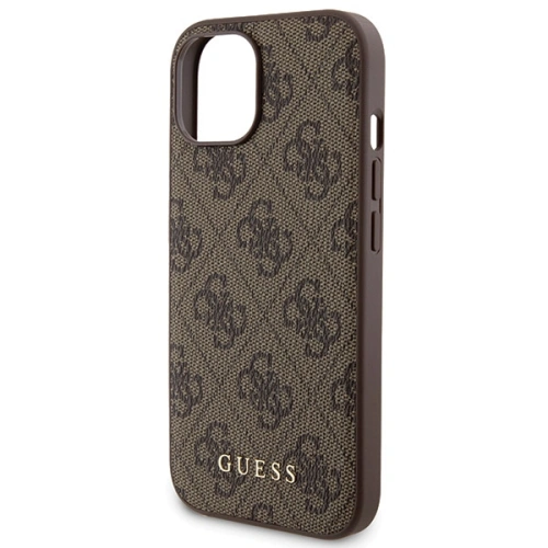 Kup Zestaw Guess GUBPM5P15S4GEMGW Apple iPhone 15 hardcase + Powerbank 5000mAh MagSafe 4G Metal Logo brązowy/brown - GUE3416 - {ean13} - Sklep Home Screen